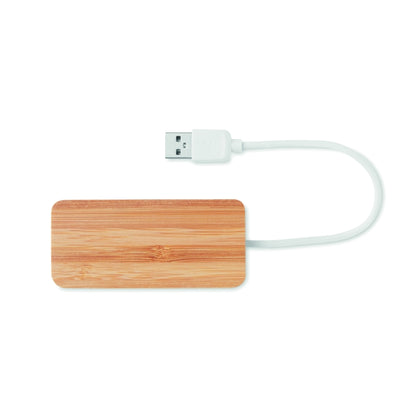 VINA Hub USB 3 ports Bambou