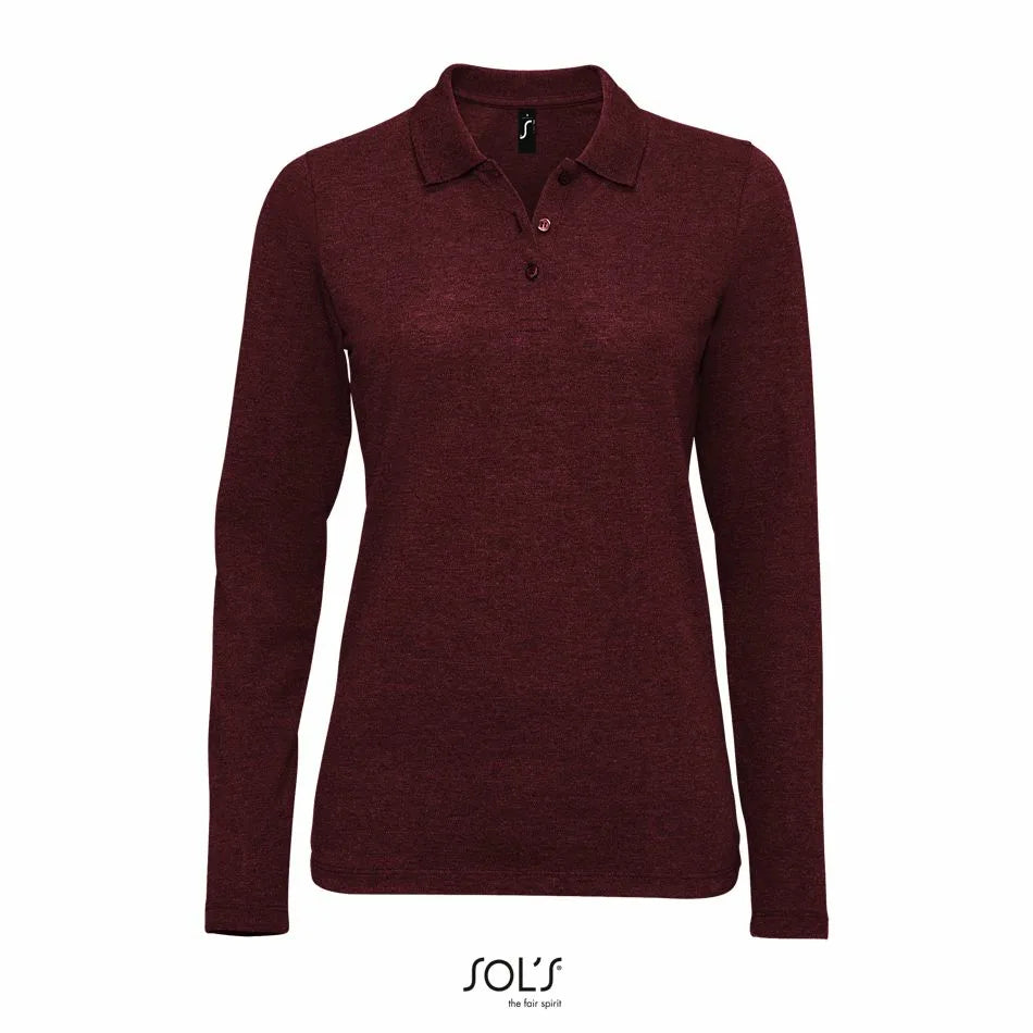 Sol's 02083 – Perfect Lsl Damen Langarm-Pique-Poloshirt