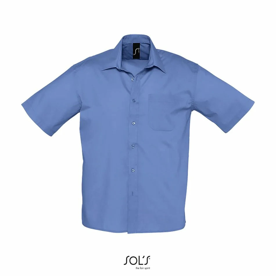 Sol's 16050 - Bristol Chemise Homme Popeline Manches Courtes