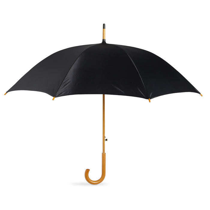 CUMULI Parapluie avec poignée en bois personnalisé