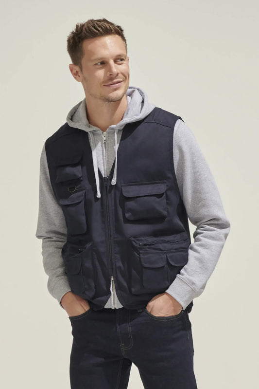 Sol's 43630 - WILD Gilet Reporter Multipoches