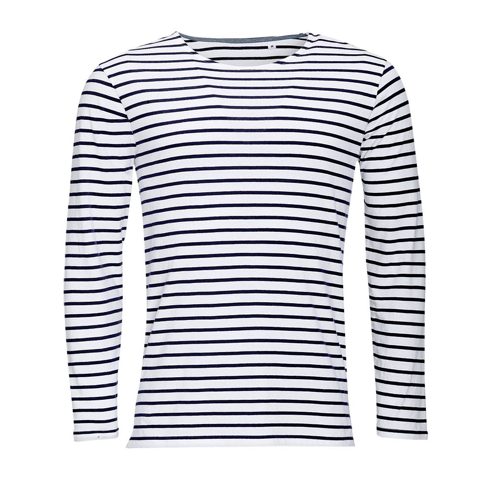 Sol's 01402 - MARINE MEN heren gestreept T-shirt met lange mouwen