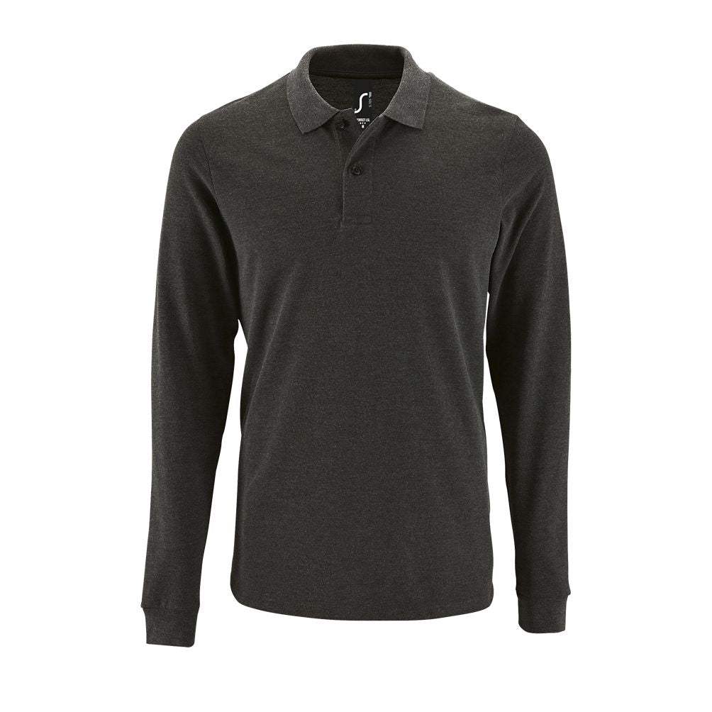 Sol's 02087 - Perfect LSL heren piqué poloshirt met lange mouwen