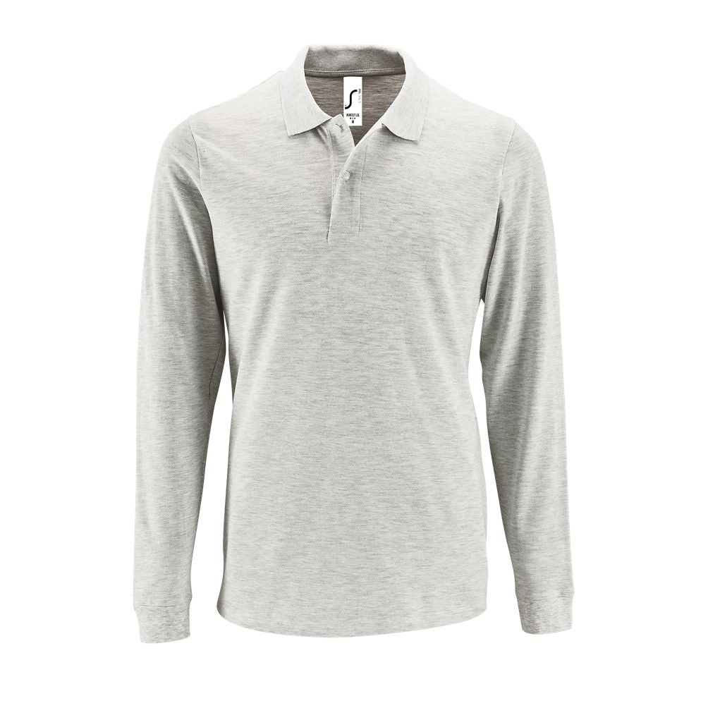 Sol's 02087 - Perfect LSL heren piqué poloshirt met lange mouwen