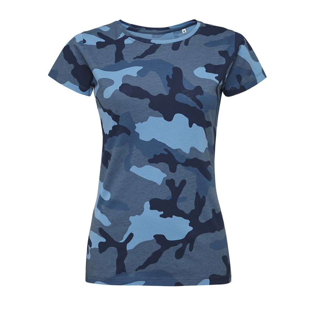 Sol's 01187 - Camo Women Tee Shirt Femme Col Rond