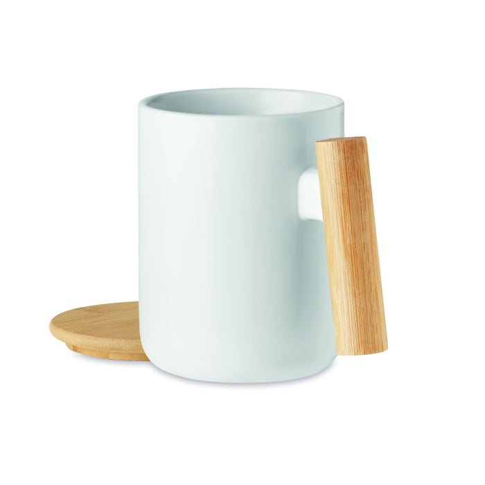 MAJEST Porcelain mug with lid 380 ml