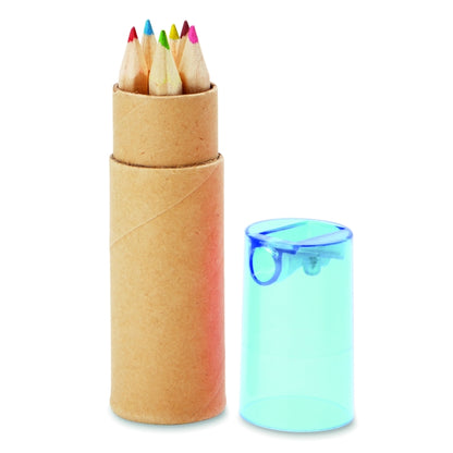 PETIT LAMBUT Tube de 6 crayons de couleur