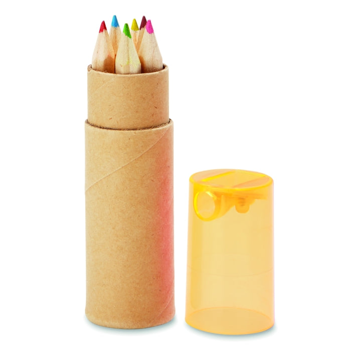 PETIT LAMBUT Tube de 6 crayons de couleur