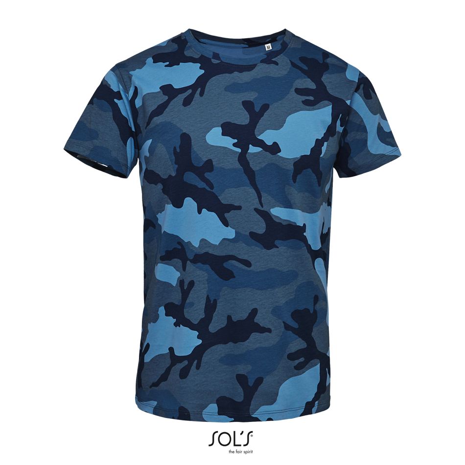 Sol's 01188 - Camo heren T-shirt met ronde hals