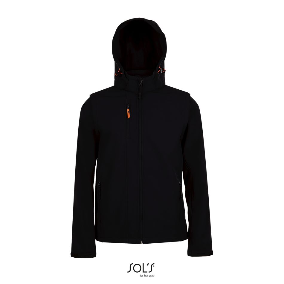 Sol's 01647 - TRANSFORMER Softshell Capuche Et Manches Amovibles