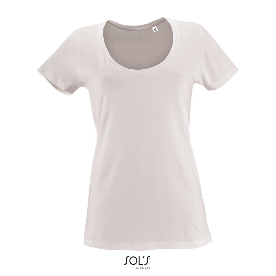 Sol's 02079 - Metropolitan Tee Shirt Femme Col Rond Décolleté