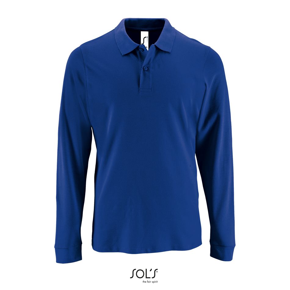 Sol's 02087 - Perfect LSL heren piqué poloshirt met lange mouwen