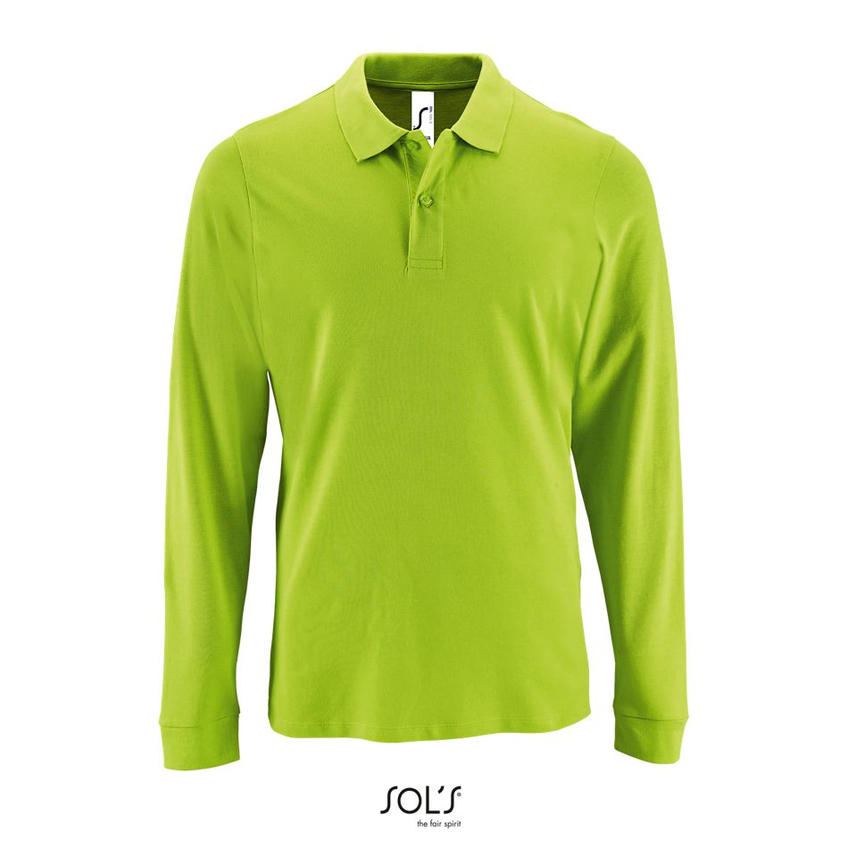 Sol's 02087 - Perfect LSL heren piqué poloshirt met lange mouwen