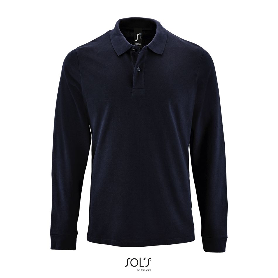 Sol's 02087 - Perfect LSL heren piqué poloshirt met lange mouwen