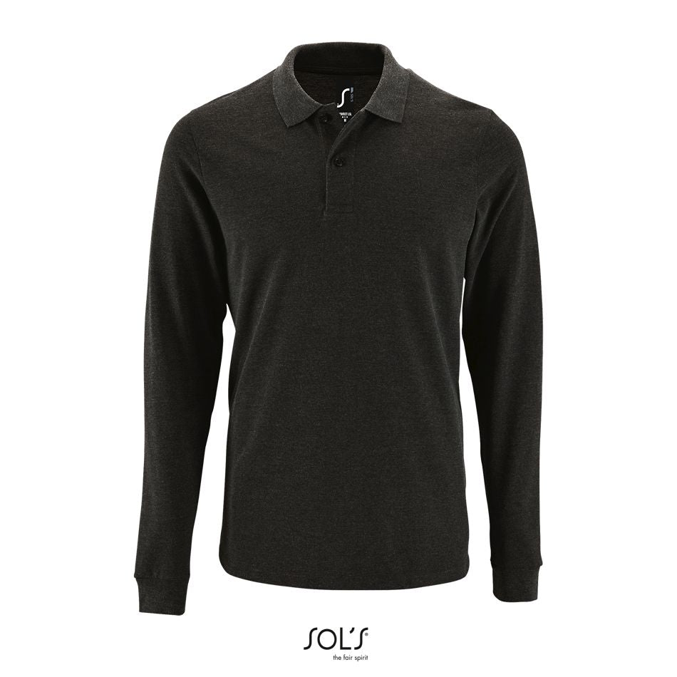 Sol's 02087 - Perfect LSL heren piqué poloshirt met lange mouwen