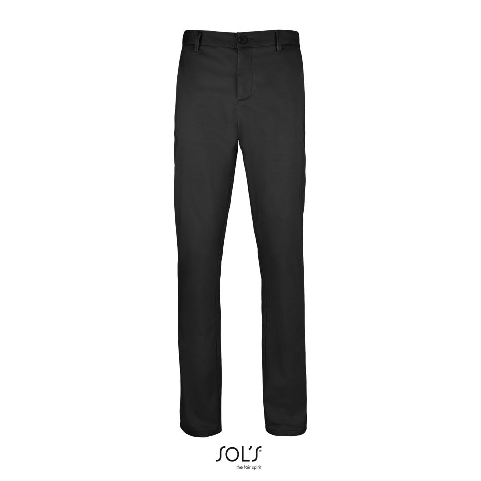 Pantalon Stretch En Satin Homme Jared