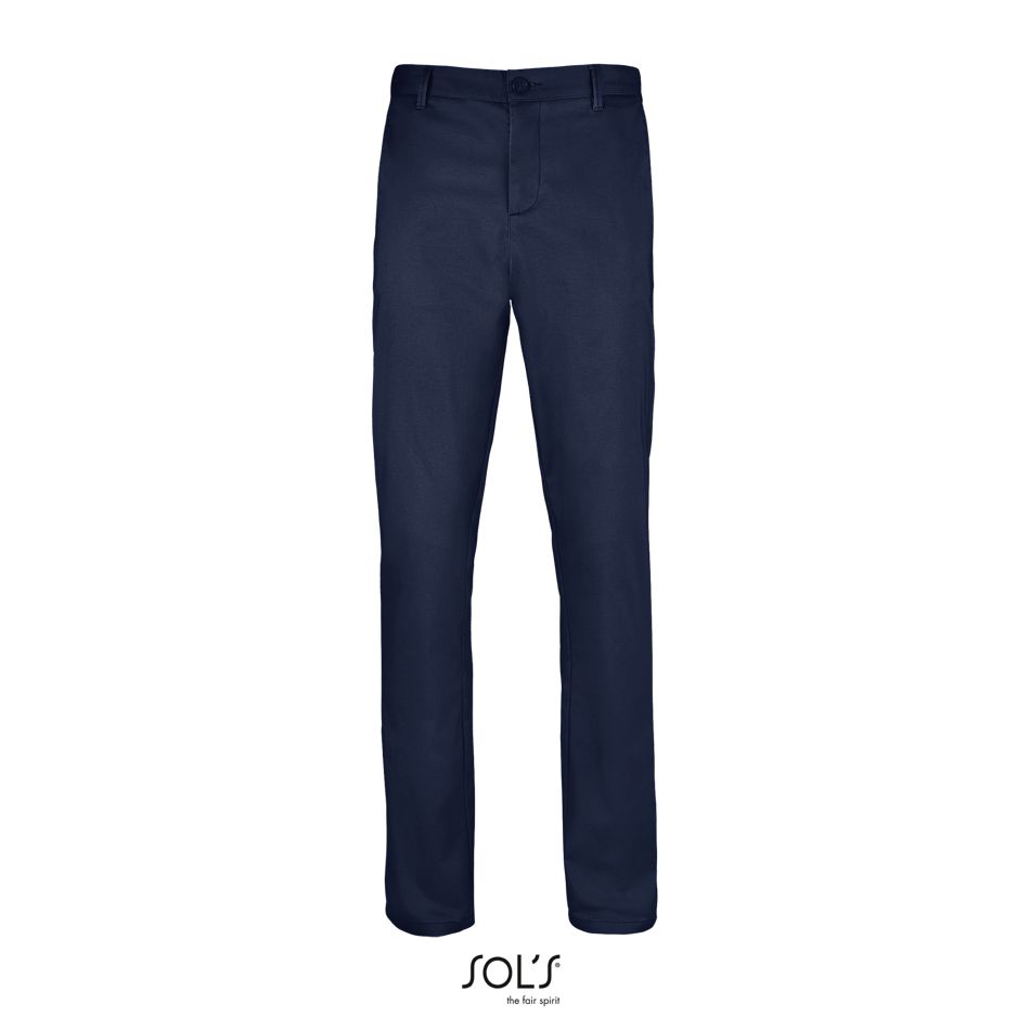 Pantalon Stretch En Satin Homme Jared