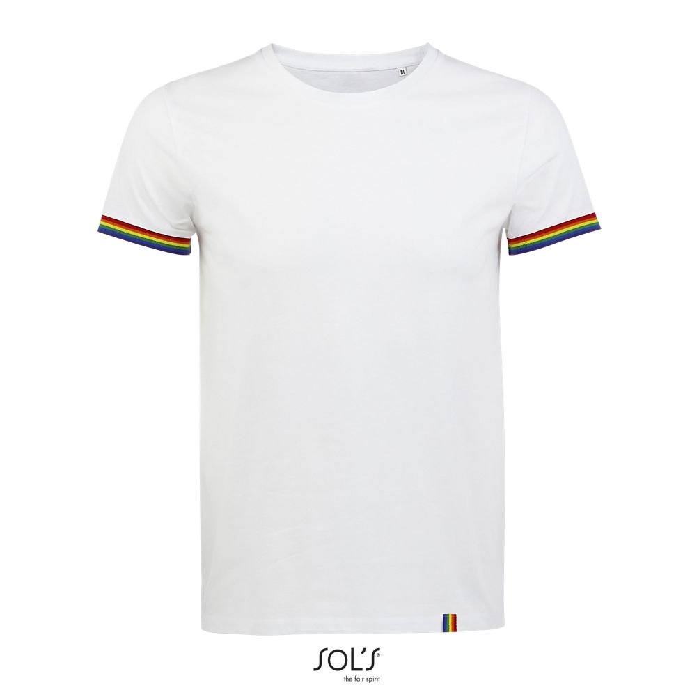 Sol's 03108 - Regenboog heren T-shirt met korte mouwen