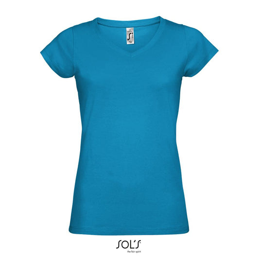 Sol's 11388 - MOON Damen-T-Shirt mit V-Ausschnitt