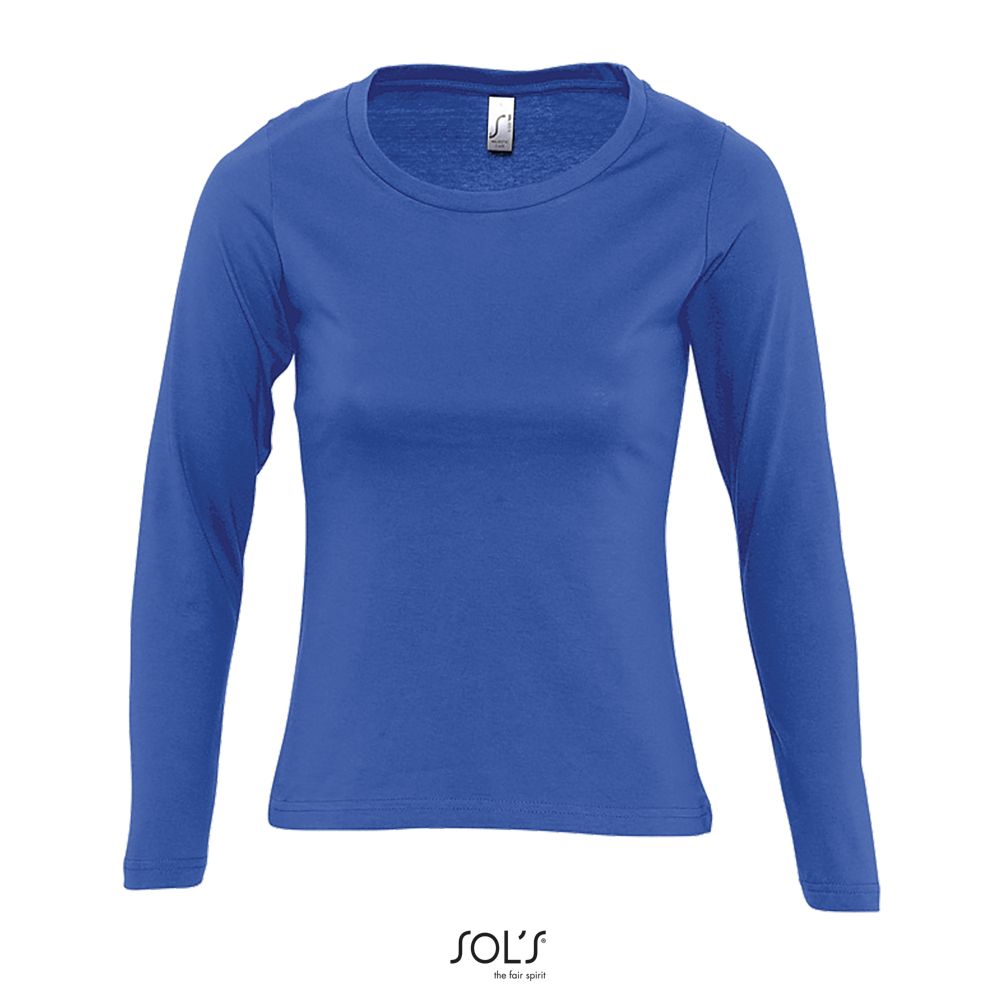 Sol's 11425 - MAJESTIC Tee Shirt Femme Col Rond Manches Longues