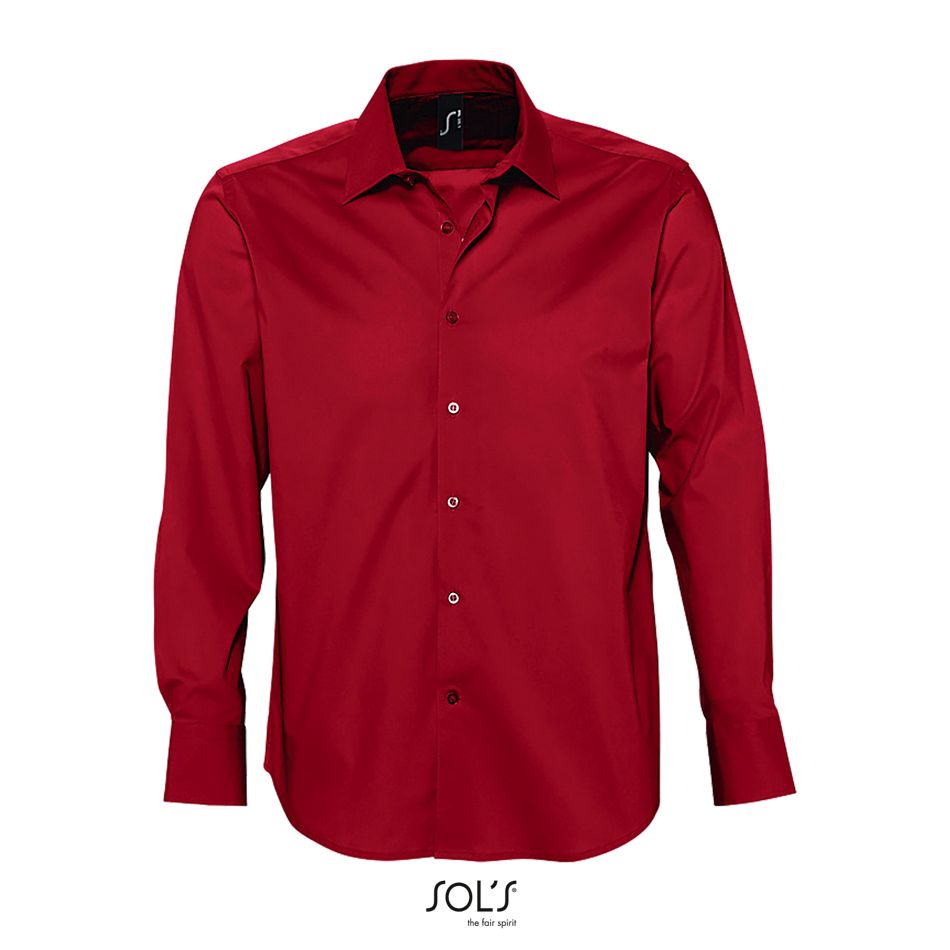 Sol's 17000 - Brighton Chemise Homme Stretch Manches Longues