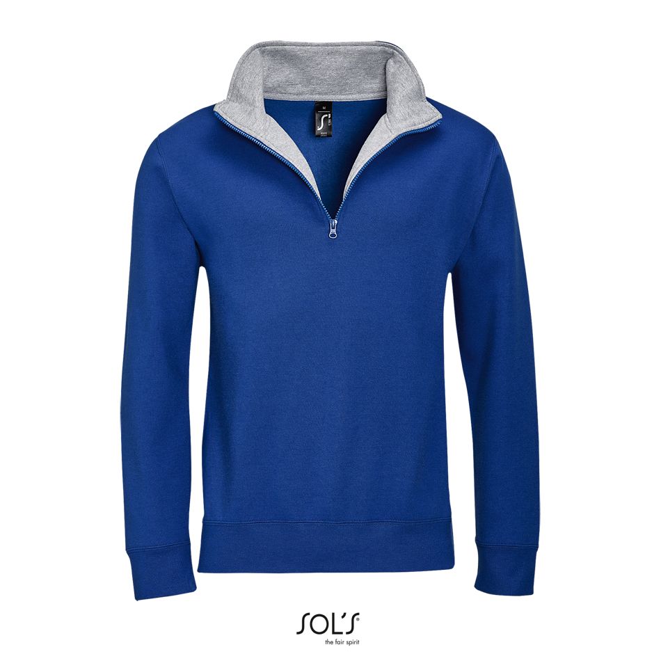 Sol's 47300 - SCOTT heren sweatshirt met ronde hals (1/4 ritssluiting)