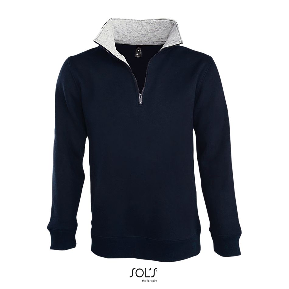 Sol's 47300 - SCOTT heren sweatshirt met ronde hals (1/4 ritssluiting)