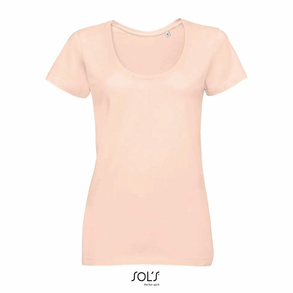 Sol's 02079 - Metropolitan Tee Shirt Femme Col Rond Décolleté