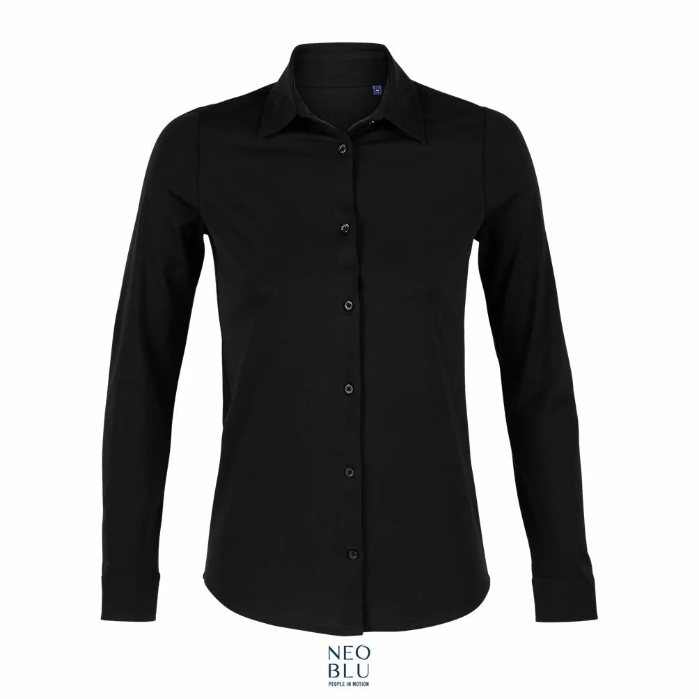 NEOBLU 03199 - Balthazar Dames Gemerceriseerde Jersey Shirt Dames