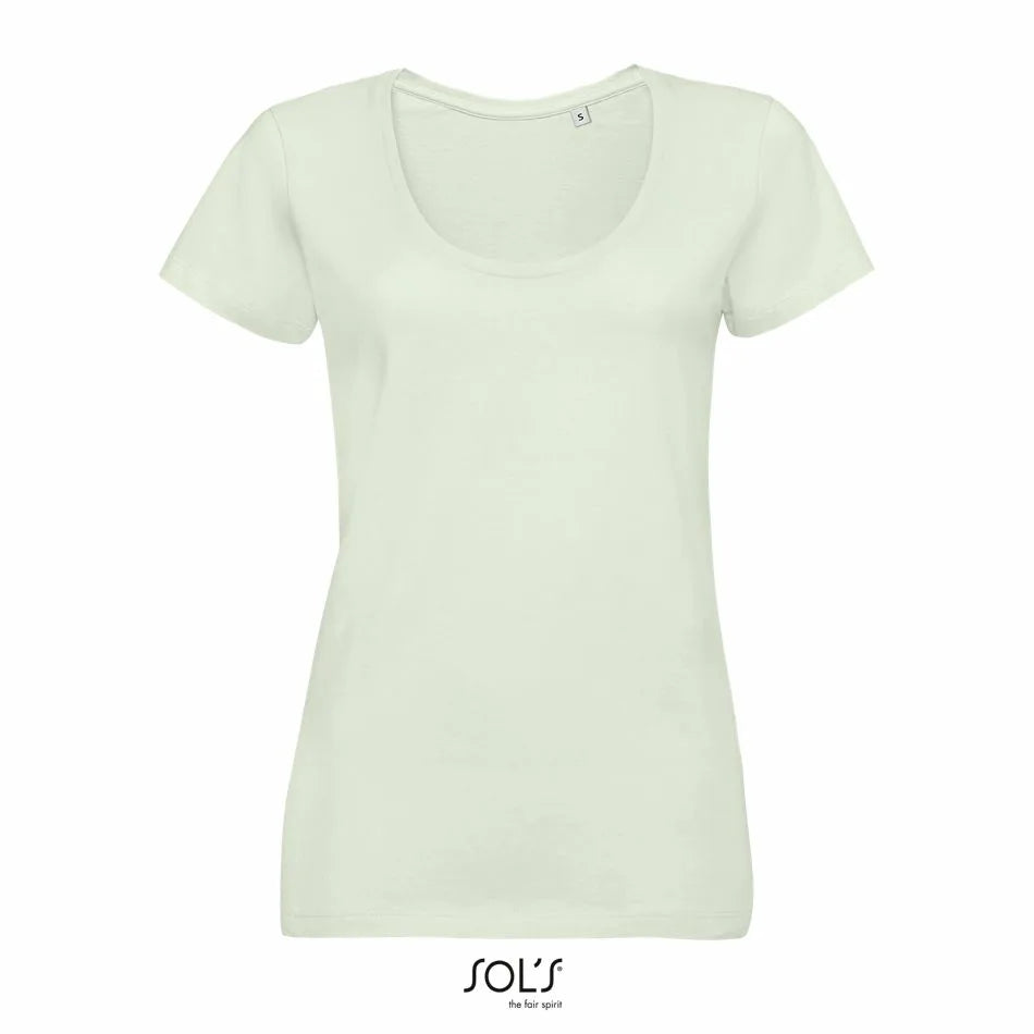 Sol's 02079 - Metropolitan Tee Shirt Femme Col Rond Décolleté