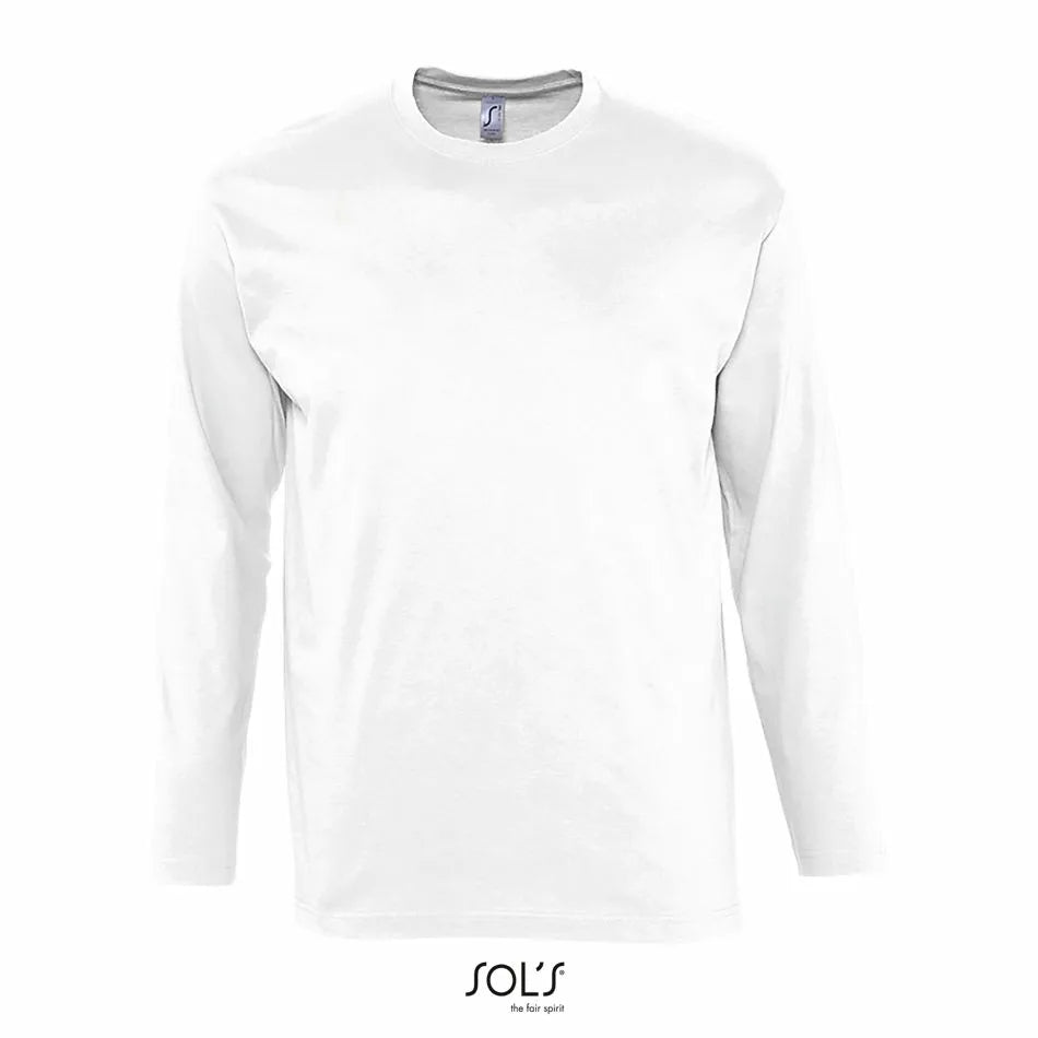 Sol's 11420 – MONARCH Herren-Langarm-T-Shirt mit Rundhalsausschnitt