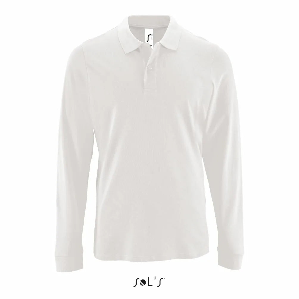 Sol's 02087 - Perfect LSL heren piqué poloshirt met lange mouwen