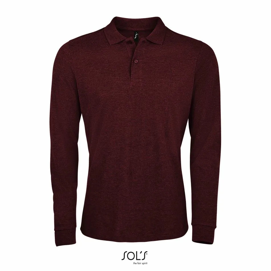 Sol's 02087 - Perfect LSL heren piqué poloshirt met lange mouwen