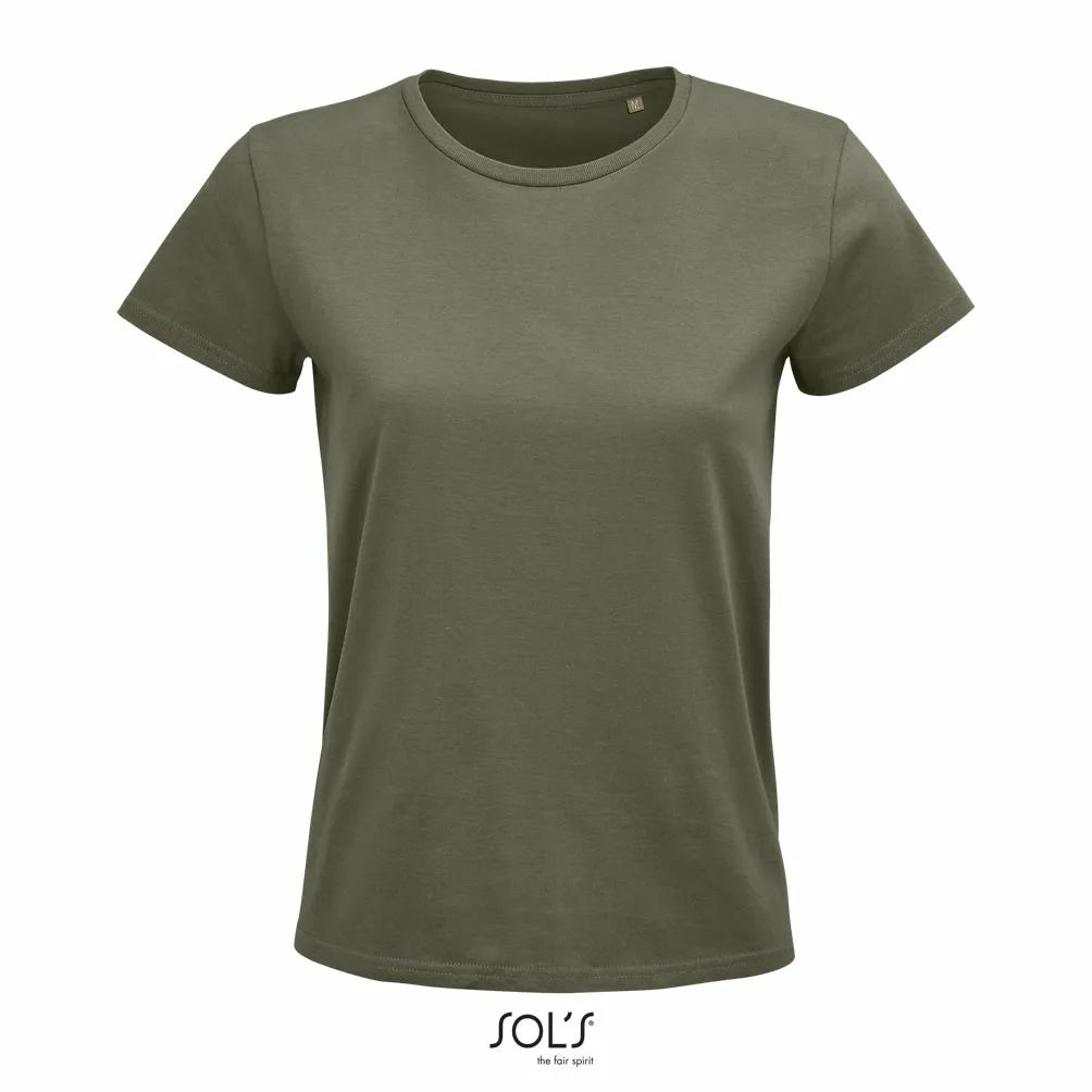 Sol's 03579 – Pioneer Women Tailliertes Damen-T-Shirt aus Jersey mit Rundhalsausschnitt