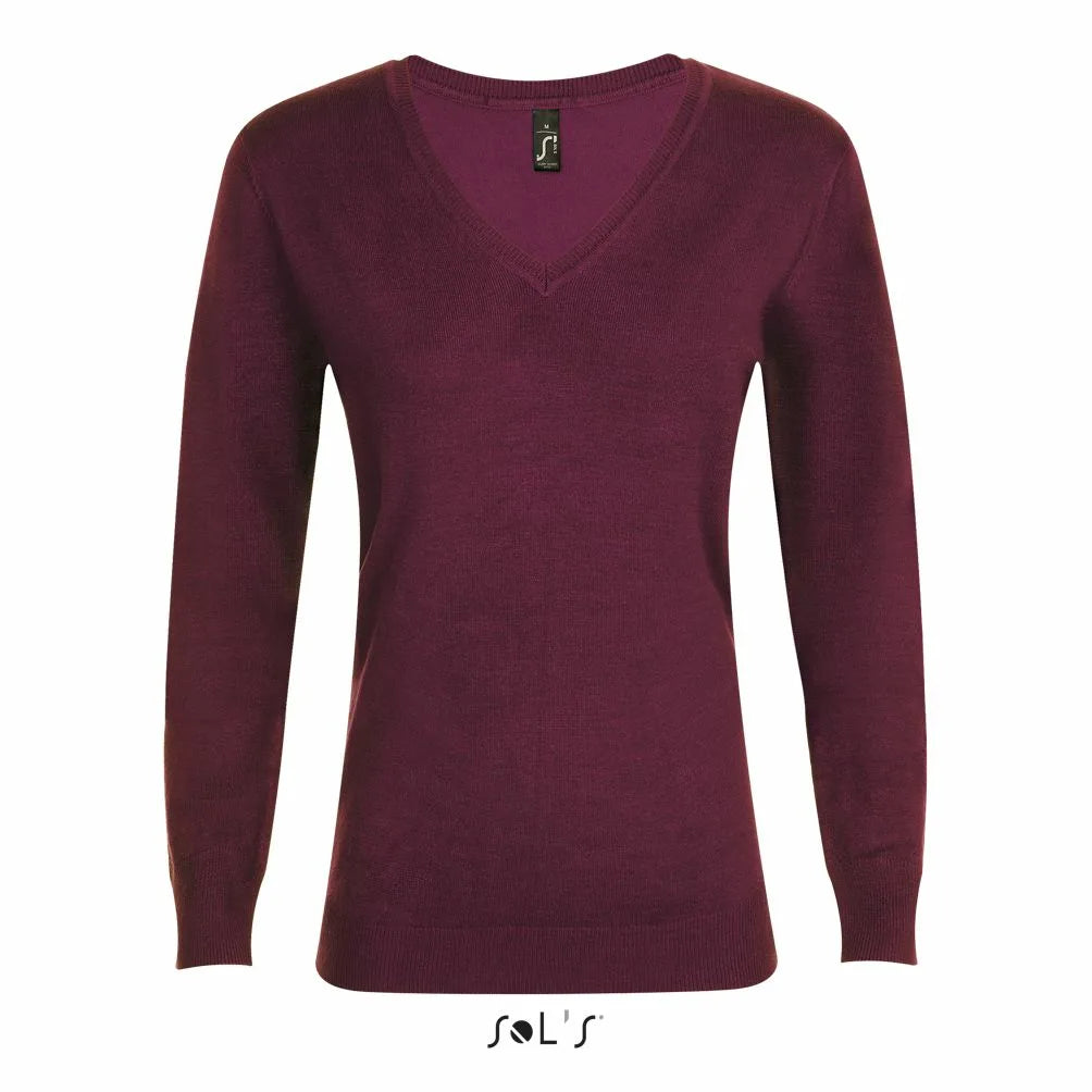 Sol's 01711 - GLORY WOMEN Damenpullover mit V-Ausschnitt