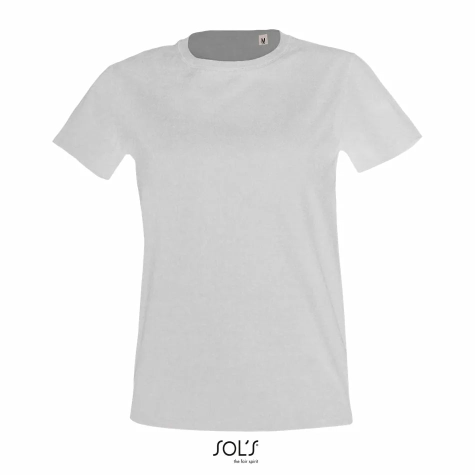 Sol's 02080 - Imperial FIT WOMEN Tee Shirt Femme Col Rond Ajusté