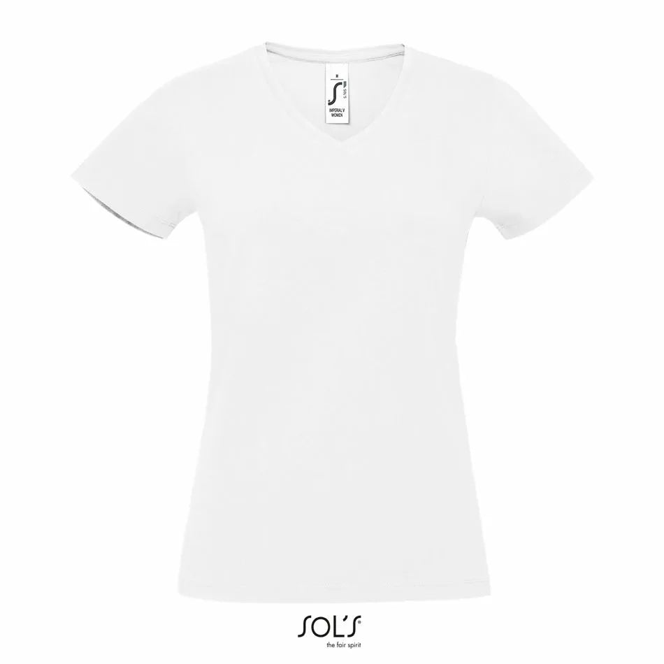 Sol's 02941 - Imperial V Women Tee Shirt Femme Col “V”