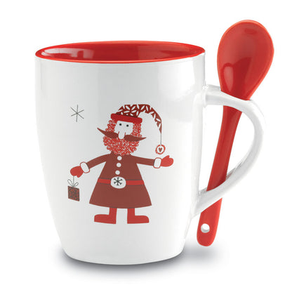 CLAUS Mug avec petite cuillère 250ml