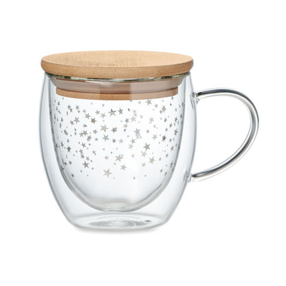 SION Tasse double paroi en verre