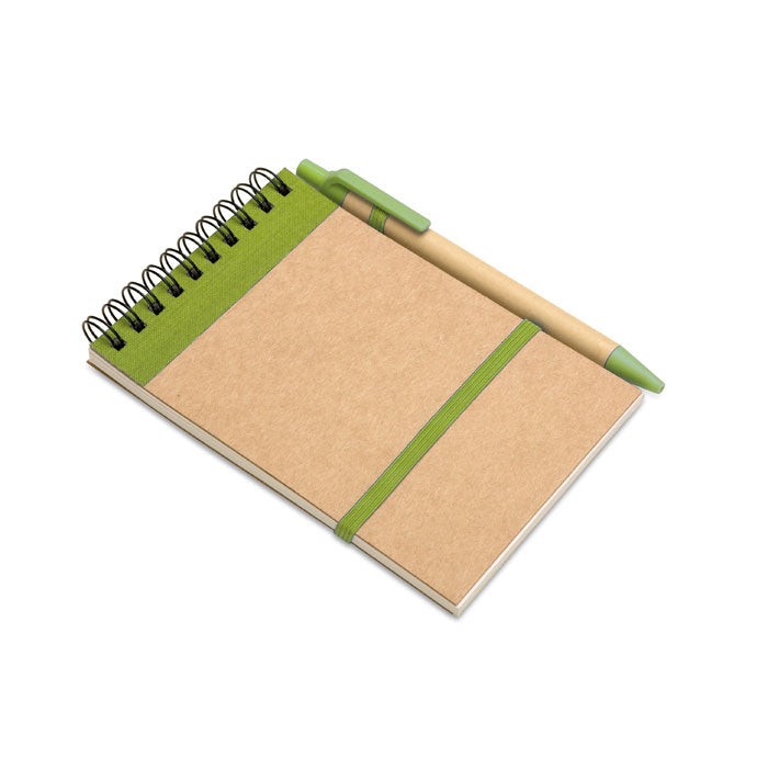 SONORA Bloc-notes recyclé et stylo