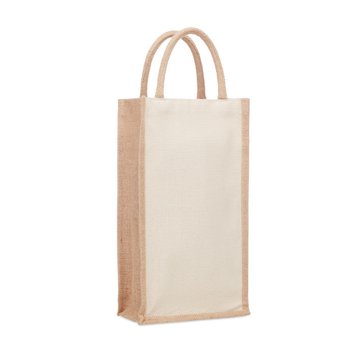 CAMPO DI VINO DUO Sac en jute pour 2 bouteilles