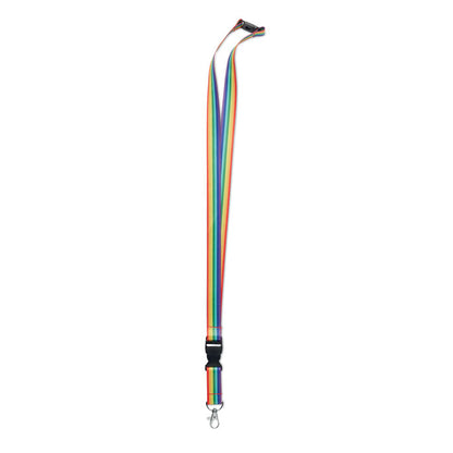 BOWYARD Lanyard en RPET arc-en-ciel