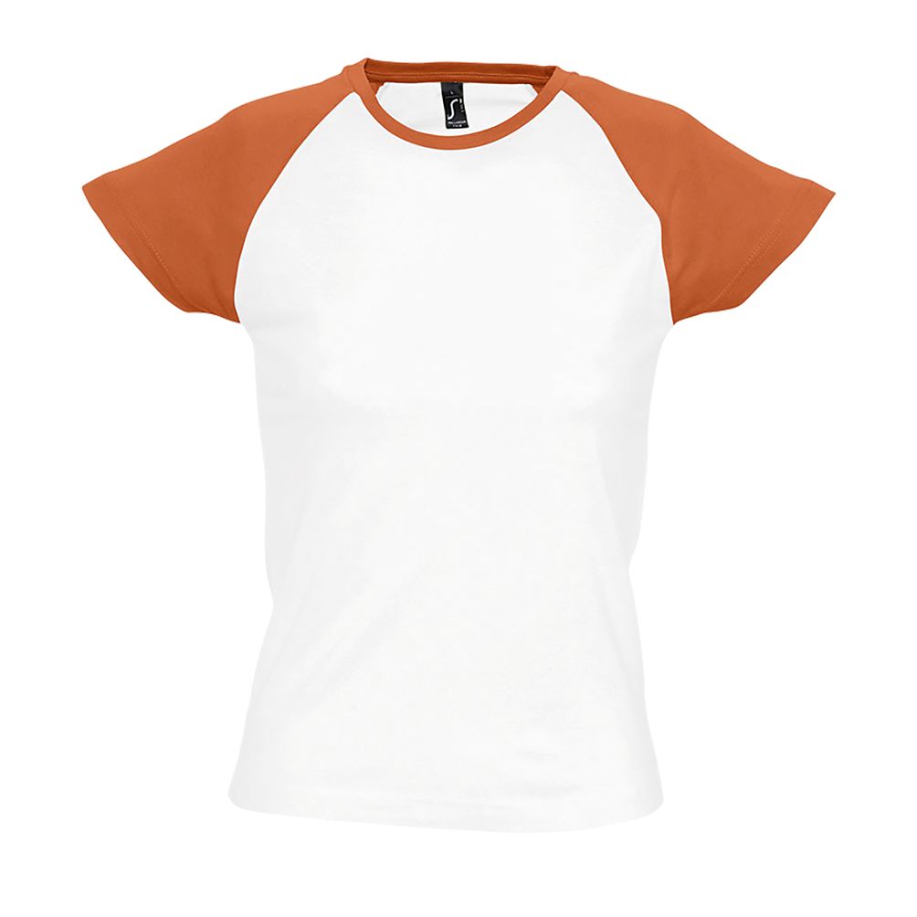 MILKY Tee Shirt Femme Bicolore Manches Raglan