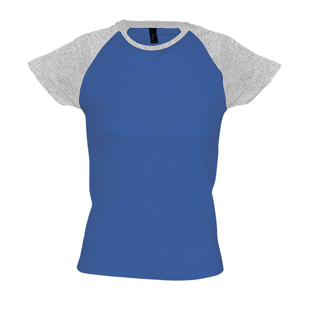 MILKY Tee Shirt Femme Bicolore Manches Raglan