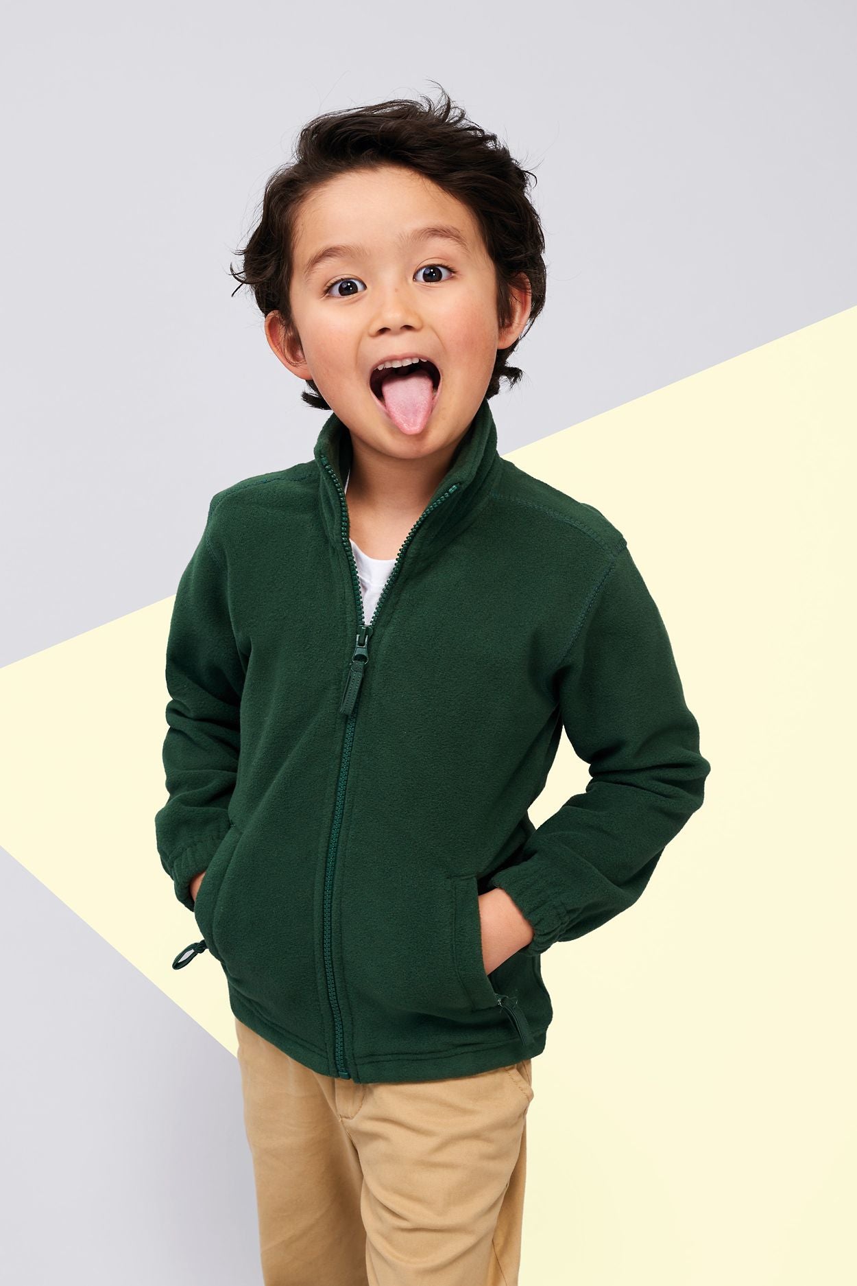 Sol's 00589 - NORTH KIDS Microfleece-jas met ritssluiting voor kinderen