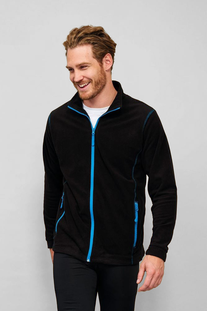 Sol's 00586 - NOVA MEN microfleece herenjack met ritssluiting