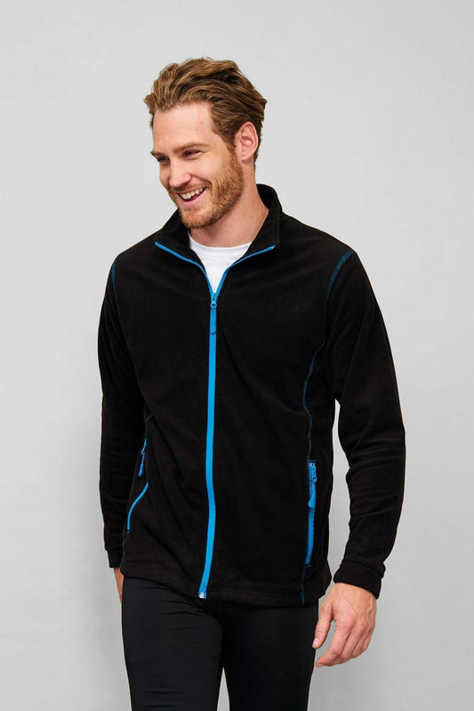 Sol's 00586 - NOVA MEN microfleece herenjack met ritssluiting