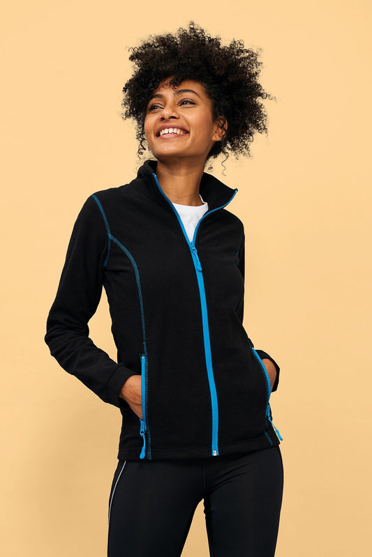 Sol's 00587 - NOVA WOMEN Damesjack van microfleece met ritssluiting