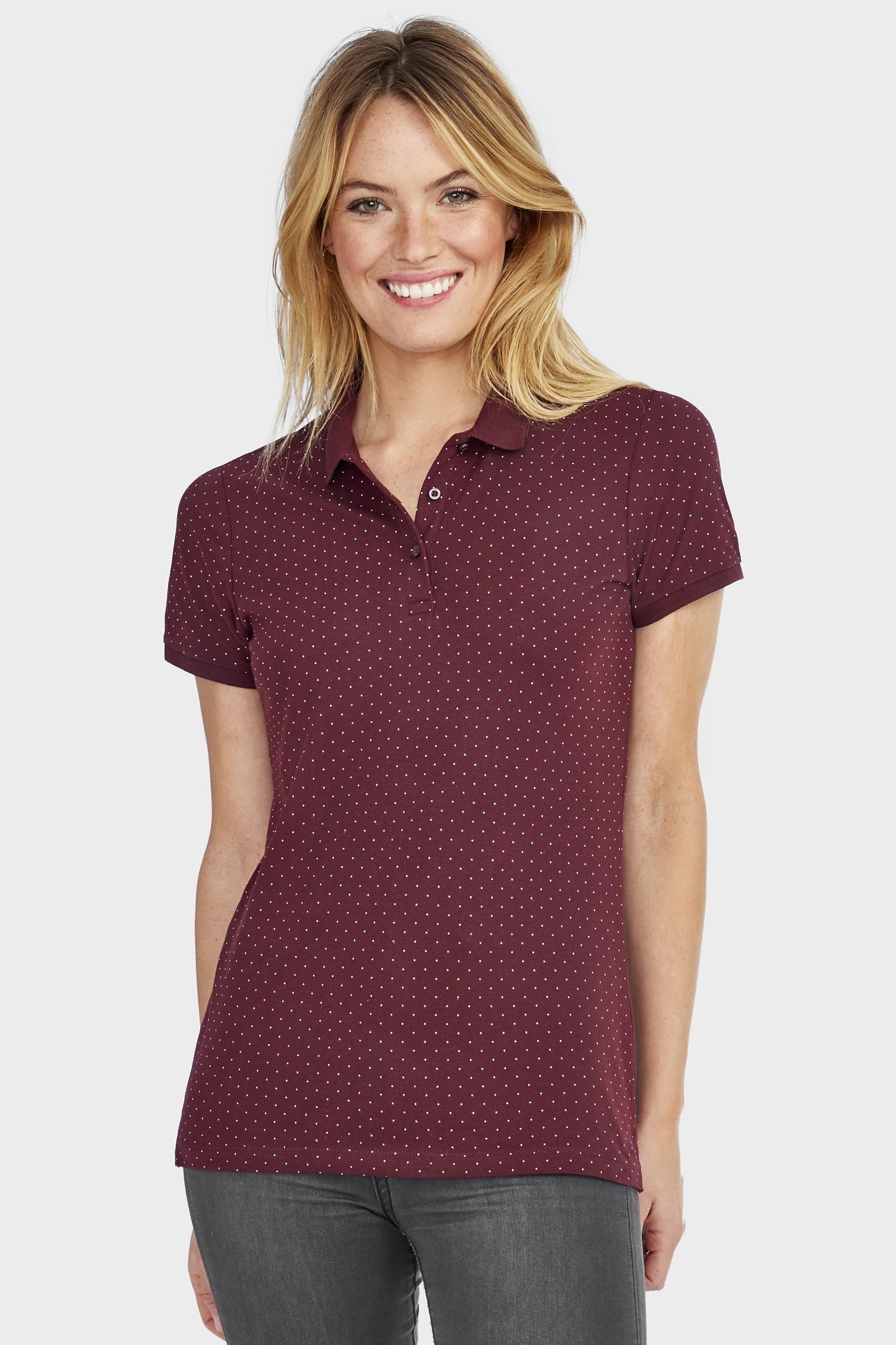 Sol's 01707 - Brandy Polka Dot-polkadot-poloshirt voor dames