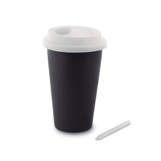 CHALCKY TUMBLER Doppelwandiger Becher 350 ml.